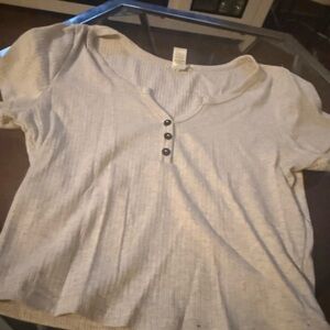Women's Casual Gray Top